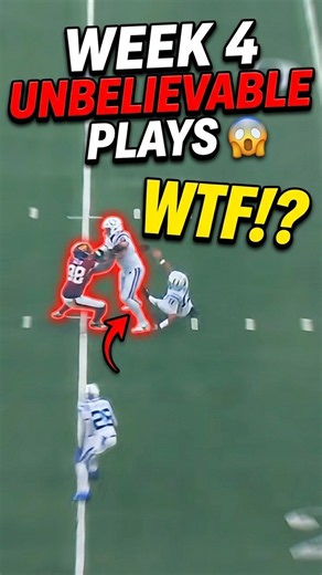 I can't believe these plays happened in Week 4 🤯 #nfl #shorts #football