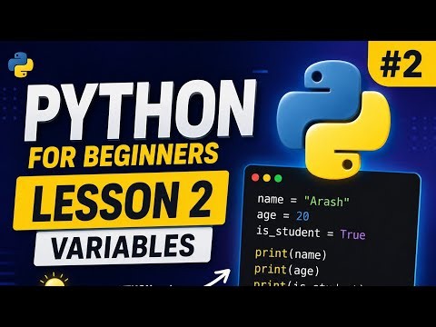 Python Tutorial for Beginners #2 | Variables Explained