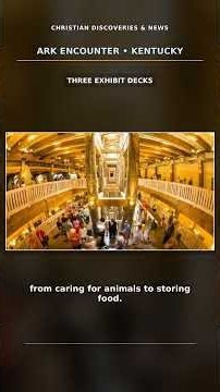Explore Noah’s Ark in Kentucky! 🚢 #fyp #NoahsArk #Christian #Bible #Faith