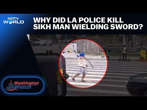 Gurpreet Singh Shooting | LAPD Bodycam: Police Kills Sikh Man With Sword Near LA's Crypto.com Arena