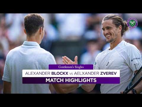 Zverev flies to the second round | Alexander Blockx v Alexander Zverev | Highlights | Wimbledon 2026