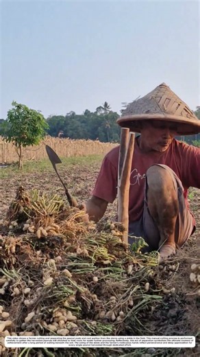 Peanut Harvesting: How Manual Cutting Transforms Root Crops Into Clean Yields