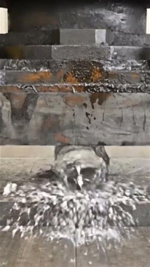 100 Tons vs. Solid Glass: The "Explosion" is Incredible! 💎💥