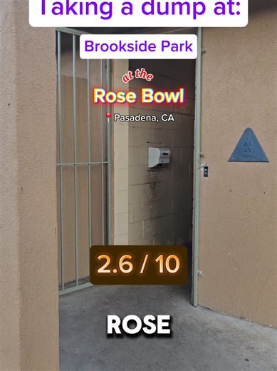 Durable Restroom Review at Rose Bowl Park