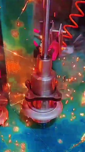 4-Axis Automatic Welding machine in Action.