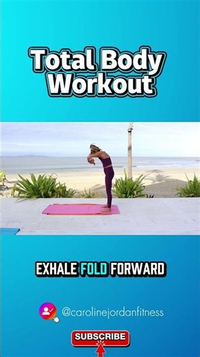 Pilates on the Beach | 30-Minute Total Body Workout #carolinejordan
