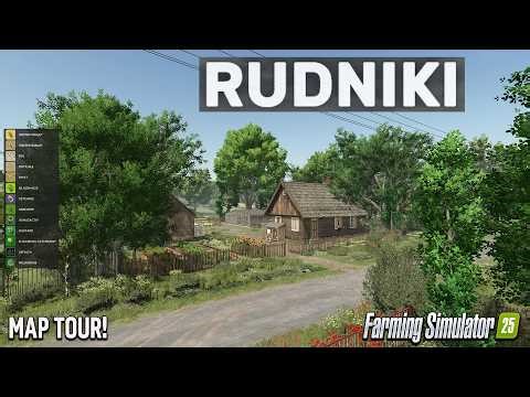 RUDNIKI?! STUNNING NEW MOD MAP! (TOUR/REVIEW!) Farming Simulator 25