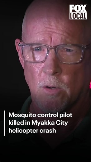 A Mosquito Control helicopter crashed near Dakin Dairy Farms in Myakka City Thursday night, killing its 63-year-old pilot. ⠀ Emergency responders identified the victim as Isaac Moore, who died at the scene after hitting a private radio tower. ⠀ A second spraying helicopter landed safely nearby, while federal investigators continue inspecting the crash site. LINK IN BIO 🔗 ⠀ #news #fox13news #myakkacity #florida