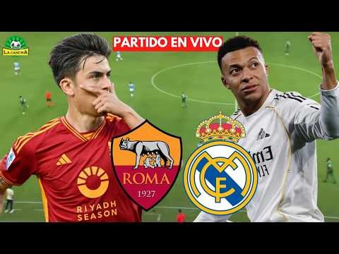 ROMA VS REAL MADRID EN VIVO🔴 | CHAMPIONS LEAGUE - JORNADA 2 #envivo