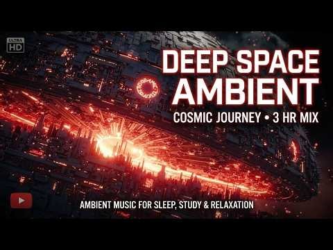 Cosmic Voyage Deep Space Ambient Music & Vast Alien Cityscapes | 4K