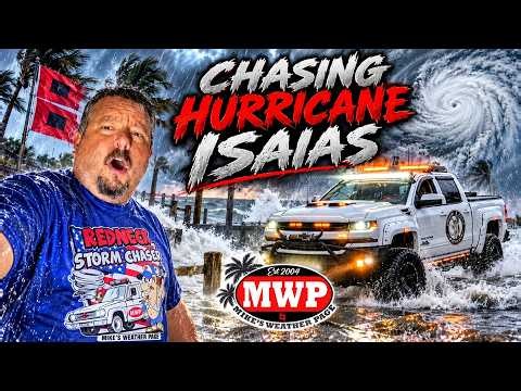 LIVE Storm Chasing HURRICANE ISAIAS