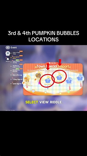 HEARTOPIA: HOW TO FIND THE HIDDEN PUMPKIN BUBBLE EMOTE! 🎃 Hello, Heartopians! Week 2 of Night of Divination is here! Want to unlock the hidden Pumpkin Bubble emote? Open the balloon icon, select Town Special Report, and click View Riddle to reveal the exact location on your map. Head to the Pumpkin Bubble near Mark Cafe, close to the Collector, and claim your special emote! Save this guide so you can find it easily, and follow for more Heartopia tips and secrets! #Heartopia #ShareMyHeartopia #H