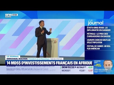 14 milliards d'investissements français en Afrique
