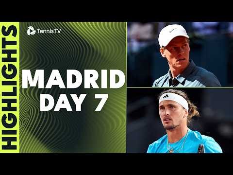 Sinner, Ruud, Medvedev, Zverev & More Seek Quarter-Final Spots | Madrid 2026 Highlights