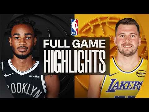 NETS at LAKERS | FULL GAME HIGHLIGHTS | March 27, 2026