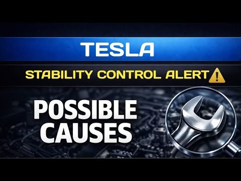 Tesla False Vehicle Stability Control Alerts – Likely Reasons Explained