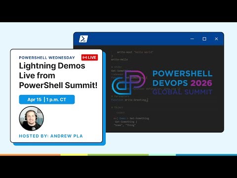 Lightning Demos from PowerShell Summit