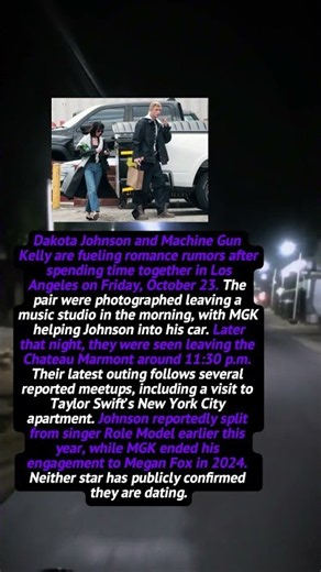 Dakota Johnson and MGK Spark More Romance Rumors in LA #Shorts