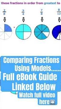 Comparing Fractions Using Models
