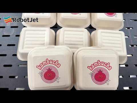 Bagasse Clamshell Box Digital Printing Machine ‖Eco Friendly Food Package