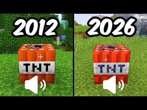 Minecraft Sound Then vs Now (2012 - 2026)