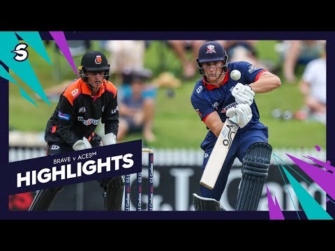 Jacobs 50 In Super Smash Opener! - Northern Brave (m) vs. Auckland Aces - Match Highlights