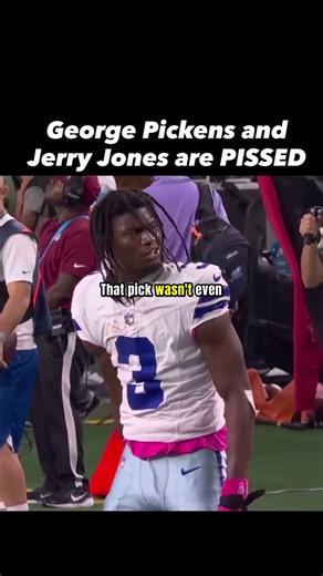 Pickens Smashed His Helmet… It Wasn't Even His Fault