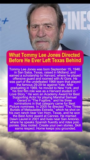 From Harvard Football to Hollywood Legend: Tommy Lee Jones