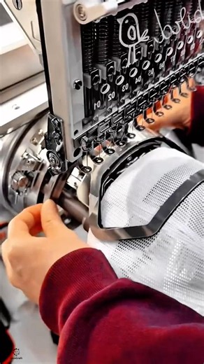 Cap Embroidery Work Tool Using Automatic Stitching Machine #worktool