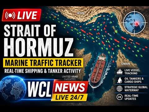 LIVE View: Strait of Hormuz Marine Traffic Tracker and Shipping Activity