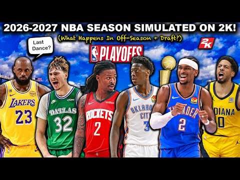 I Simulated The Next NBA Season & IT WAS CHAOS! (2027 Playoffs) NBA2K