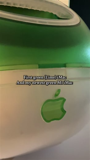 Apple Silicon and PowerPC iMacs on the same desk! #vintage #apple #imac #90s #fyp