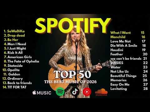 Ed Sheeran, Bruno Mars, Dua Lipa, Adele, Maroon 5, The Weeknd 🍀 Billboard Top 50 This Week
