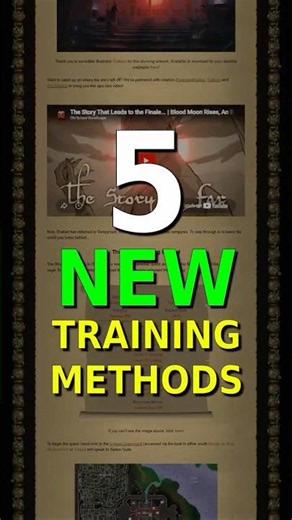 5 NEW Training Methods in OSRS 📊