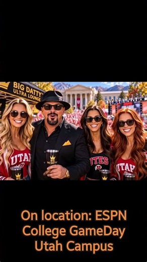 Datty-AI on location at ESPN College GameDay! Check the numbers before you lock in your picks today.