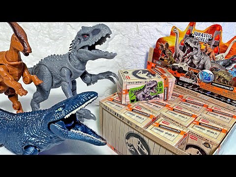 Unboxing NEW Jurassic World Toys! Indominus Rex, Mosasaurus, Brachiosaurus, Parasaurolophus