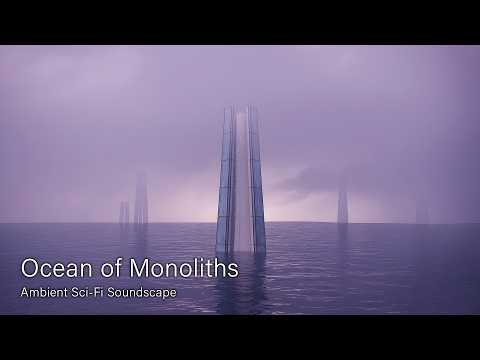 Alien Ocean Monoliths - Calming Sci-Fi Ambient Music