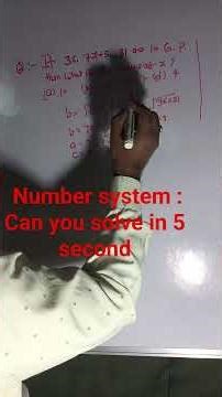 Number system # Tricky Maths # Academic maths grade 10th# Maths shorts #maths #amazing Math