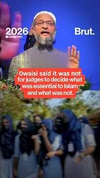 "Who are you to decide?" Owaisi opposes Allahabad HC on hijab in school