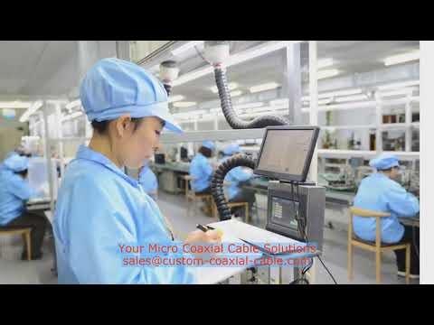 40 pin connector Cabline-CA for ADAS camera micro-coax lead TPE jacket robotics Surveillance Sensor