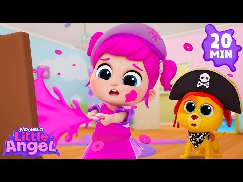 Paint a Picture with Artist Jill! 🎨 Learning Emotions | Little Angel Kids Songs & Nursery Rhymes