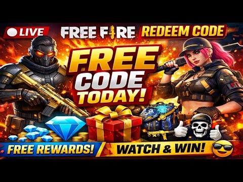 🔴 LIVE FREE FIRE REDEEM CODE TODAY 🎁”“FREE CODE LIVE NOW 🔥 FF LIVE #freefire​ #redeemcode​ #live​