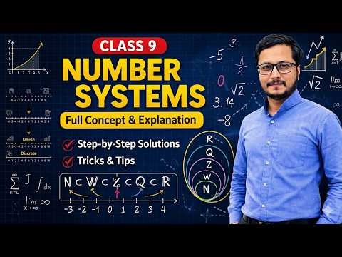 LIVE 🔴Class 9 Maths Chapter 1 Number System Full Chapter One Shot | NCERT 2026| cbse2026 | #salman