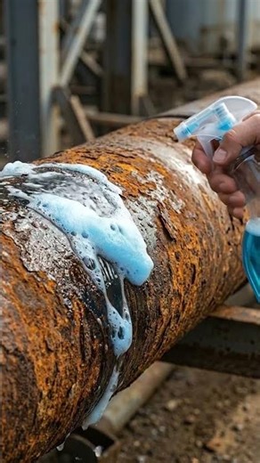 Rust Removal Transformation – Satisfying Steel Pipe Cleaning