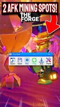 2 AFK Mining Macro Spots In The Forge NEW Update! #theforge #roblox #tako #foryou #viral