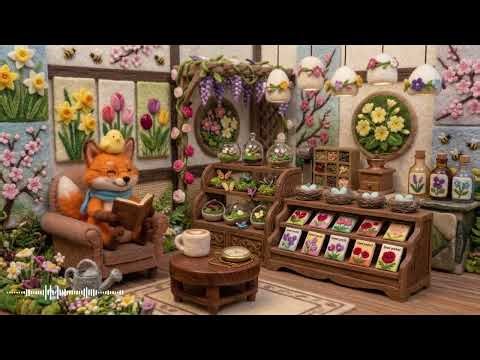 𝙹𝚊𝚣𝚣 𝙿𝚕𝚊𝚢𝚕𝚒𝚜𝚝 🌼 | Cozy Daisy Garden Café Jazz with Cozy Fox