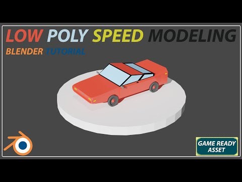 Blender Low Poly Car Tutorial | Create a Game Ready Vehicle 002
