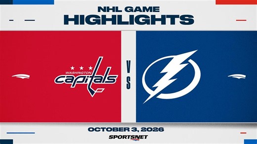NHL Highlights | Capitals vs. Lightning - October 3, 2026
