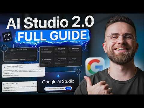 Google AI Studio 2.0 Tutorial: How to Use All Google AI Tools for FREE
