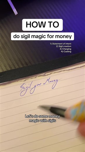 How do you charge and cast your sigils? #moneyspell #occult #spells #witchtips #witchcraftworks